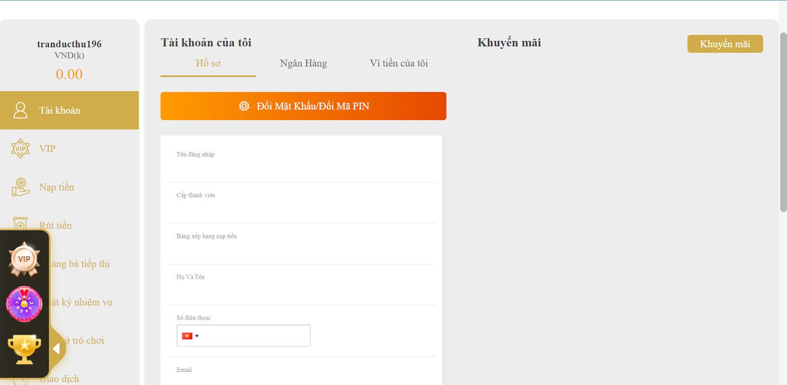Hướng dẫn rút tiền SV66 về tài khoản nhanh nhất 2025 9 Một số công việc cần làm trước khi rút tiền
